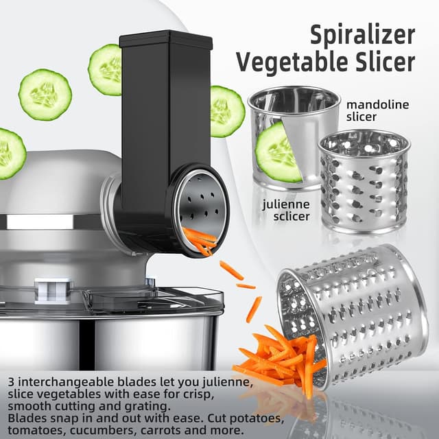 Thumbnail 5 de Homlee 3 en 1 Robot de Cocina 🍲 1800W, Amasadora y Exprimidor