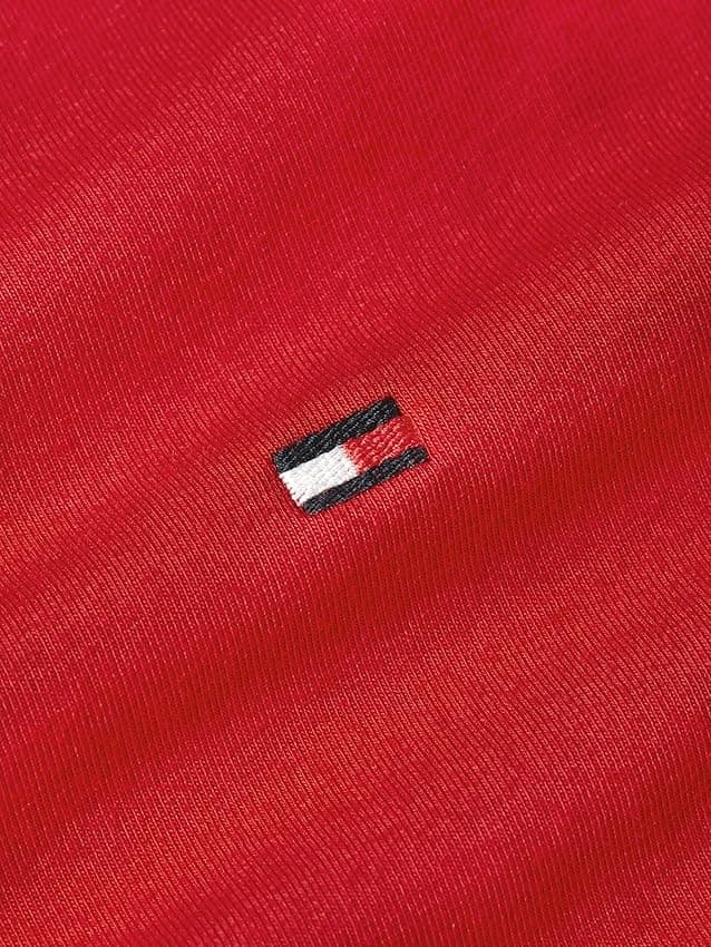 Detalle 2 de Tommy Hilfiger Camiseta Slim Fit M roja