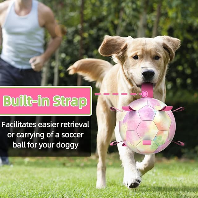 Detalle de HETOO Dog Soccer Ball 6 Inch for puppies