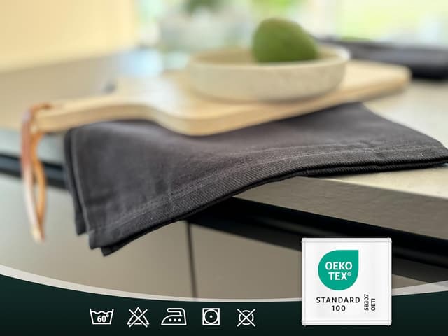 Thumbnail 4 de ZOLLNER 5er Set Geschirrtücher Baumwolle 50x70