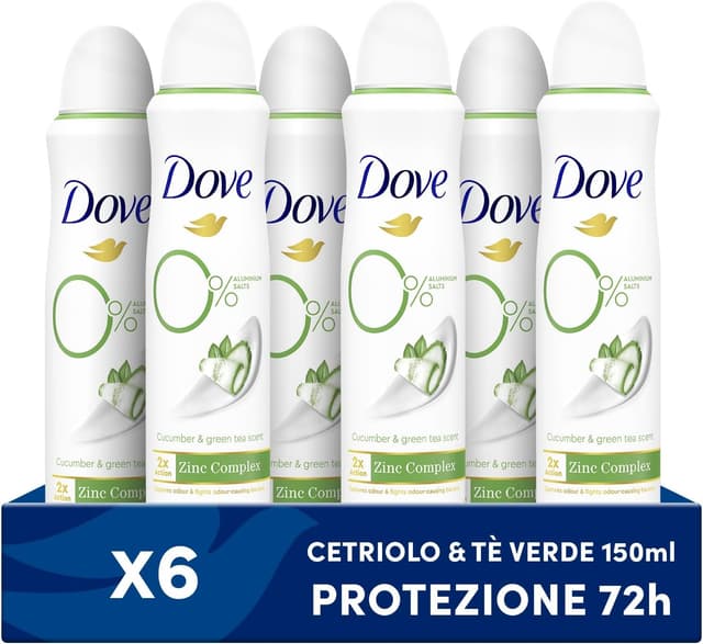 Thumbnail 6 de Dove Deodorante Spray Advanced Care 150 ml x6
