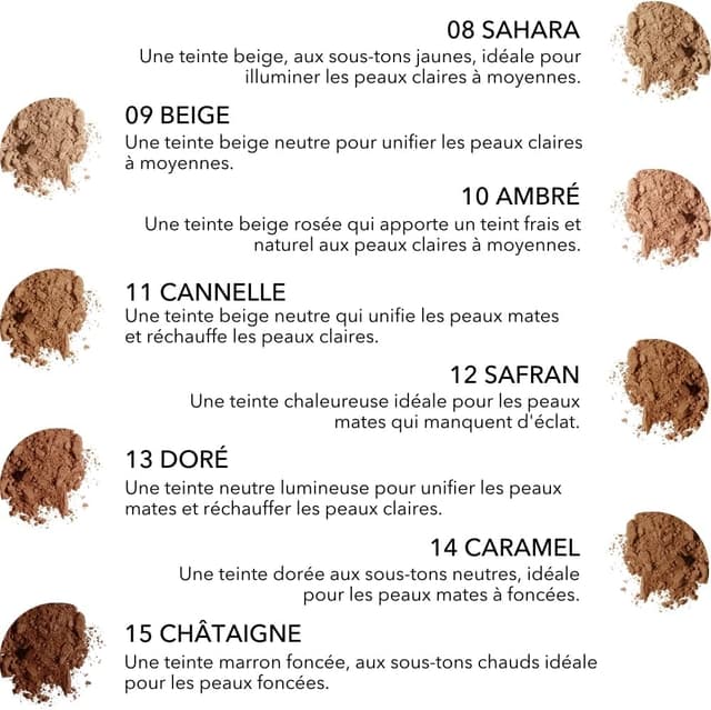 Thumbnail 6 de T. LeClerc Poudre de Riz Compacte 05 Camélia – poudre teint matifiante et fixatrice longue tenue