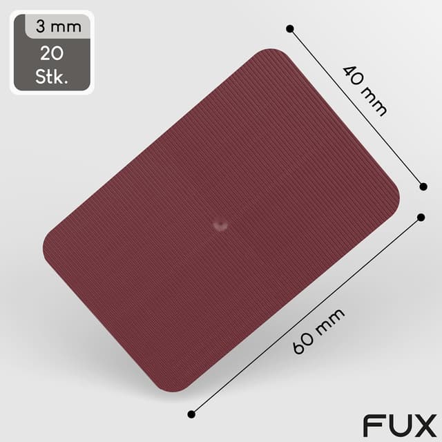 Detalle 2 de FUX 20 Unterlegplatten 60x40 mm