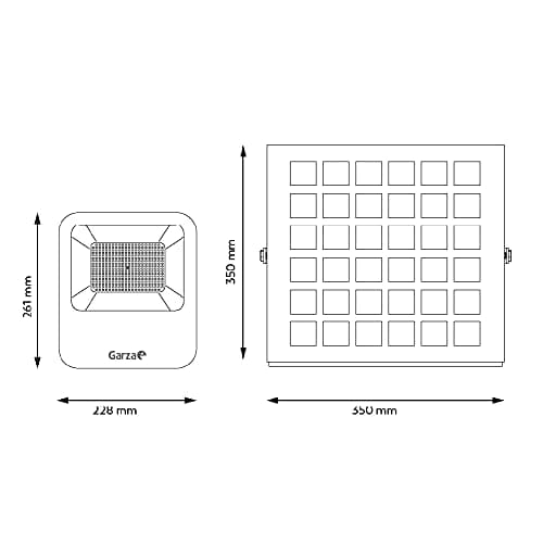 Detalle 2 de Garza Foco Solar LED para exterior, 60 W 24.000 mAh