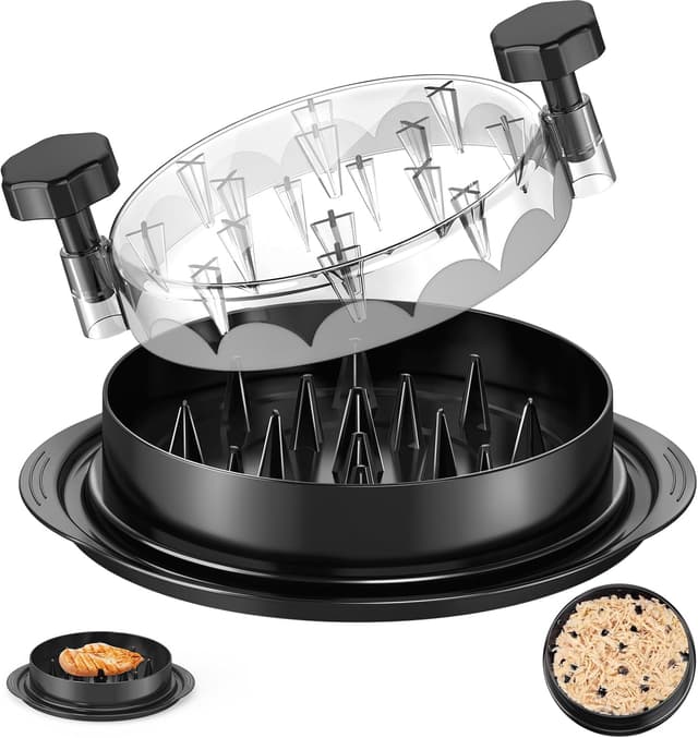 Detalle de SoulLife Chicken Shredder (8 Inches) with Clear Lid