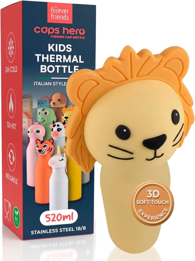 Detalle de CapsHero Leone Lion Lio Borraccia Termica 520ml