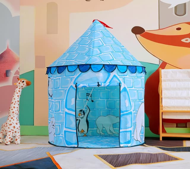 Thumbnail 7 de Floving Carpa Plegable para niños, Casa de Juegos Azul 🏕