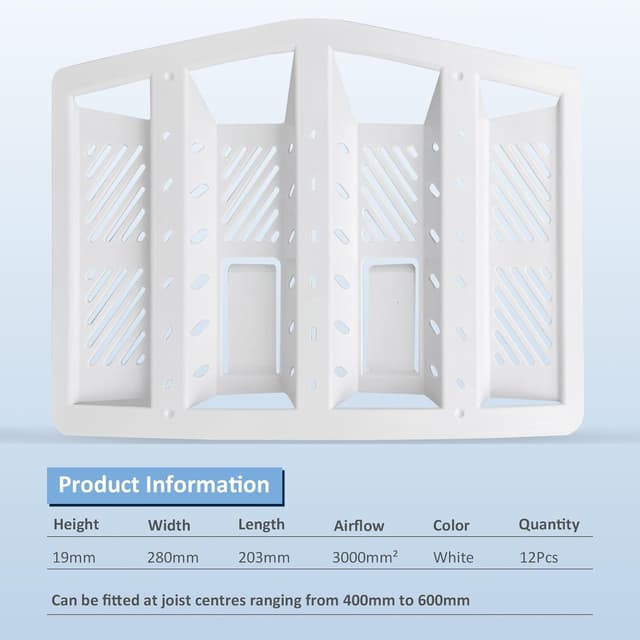 Thumbnail 2 de 12 Felt Lap Vents for Loft Ventilation