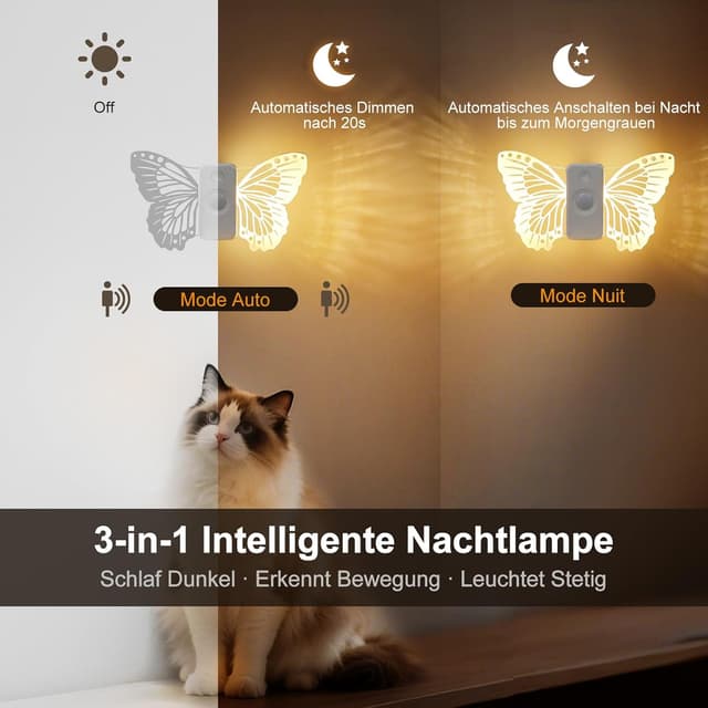 Thumbnail 1 de Hoofun LED Nachtlicht 3 Modi