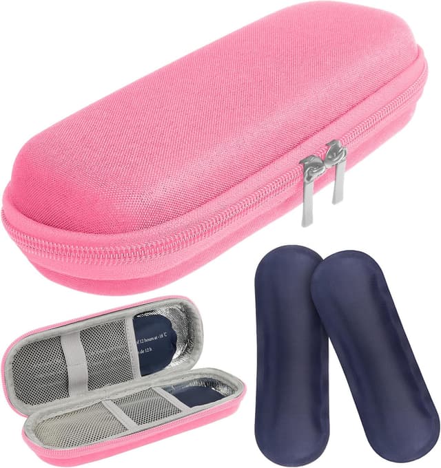 Detalle de ACWOO sac isotherme pour diabétiques avec 2 blocs de glace réutilisables