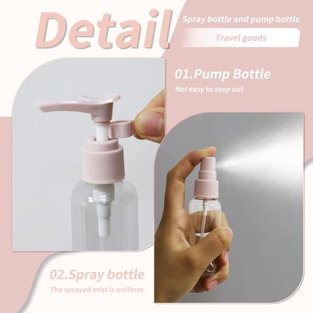 Thumbnail 5 de Ojussa 16Pcs Travel Bottle Set