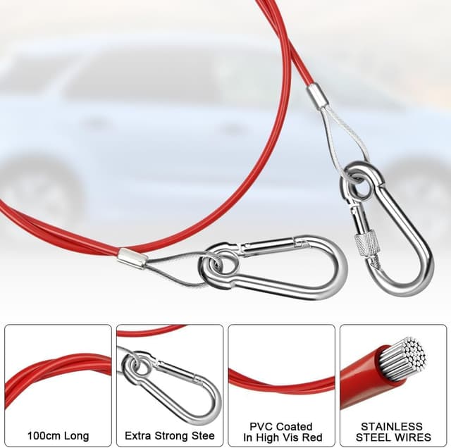 Thumbnail 2 de URAQT KFZ Abreißseil 1 m 400 kg