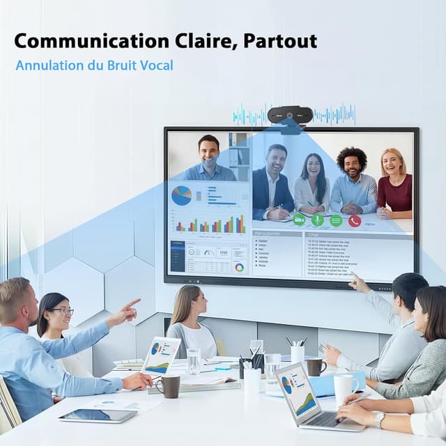 Thumbnail 2 de Veorkide Webcam Full HD 1080P 30FPS