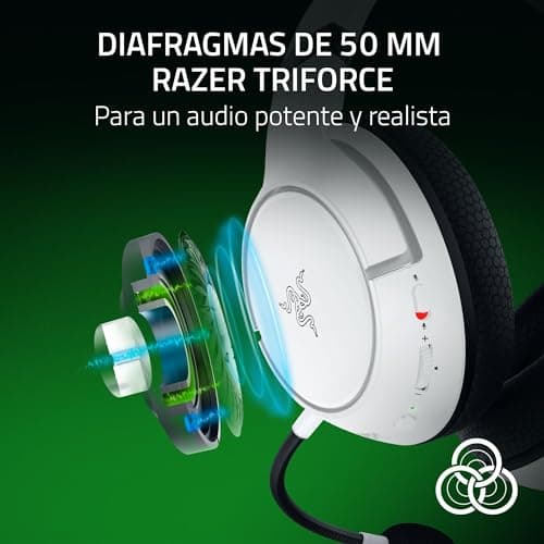 Detalle de Razer Kaira HyperSpeed auriculares inalámbricos para Xbox