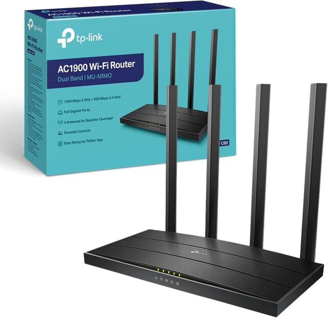 Imagen de TP-Link Archer C80 AC1900 router en OfertitasTOP