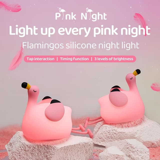 Thumbnail 1 de Flamingo Night Light Dimmable 3‑level