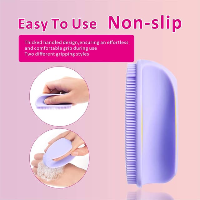 Detalle 2 de HieerBus Silikon Gesichtsreiniger manuelle Peeling Bürste für Porenreinigung