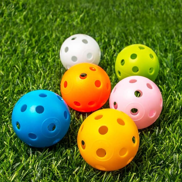 Detalle 1 de THIODOON Air Flow hollow practice balls 12 pack