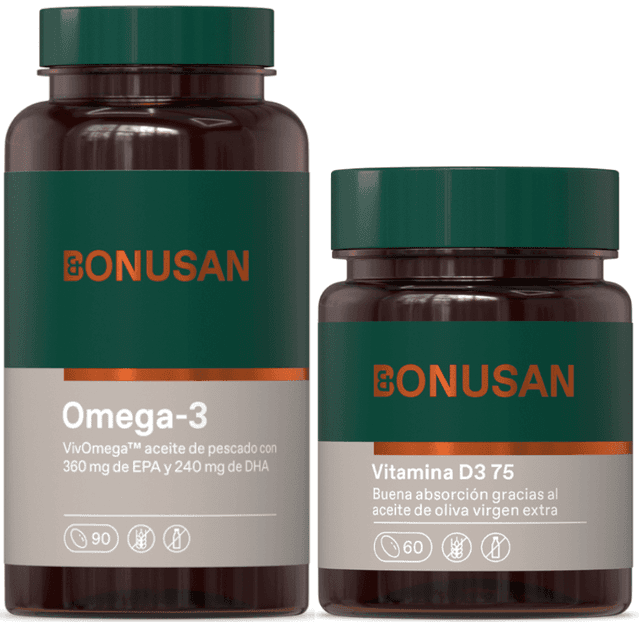 Imagen de Bonusan Omega-3 360 mg EPA 240 mg DHA — 90 cápsulas en OfertitasTOP