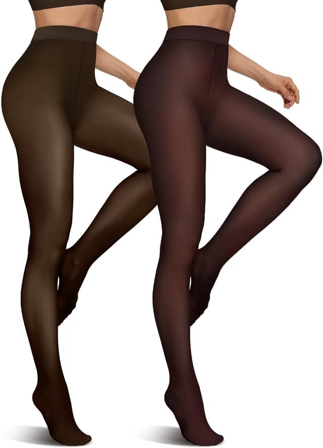 Thumbnail 6 de Vertvie 2-Pair Fleece Lined Tights