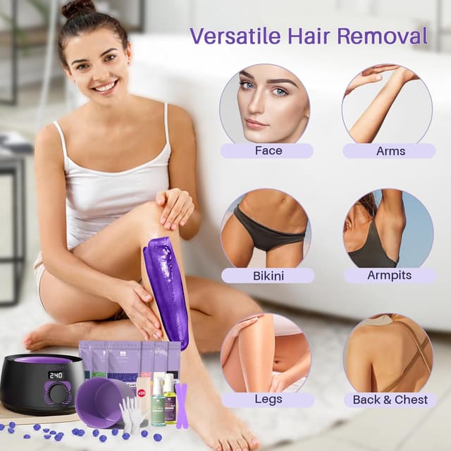 Detalle 2 de BLITZWAX Waxing Kit with 51 Accessories ⚙