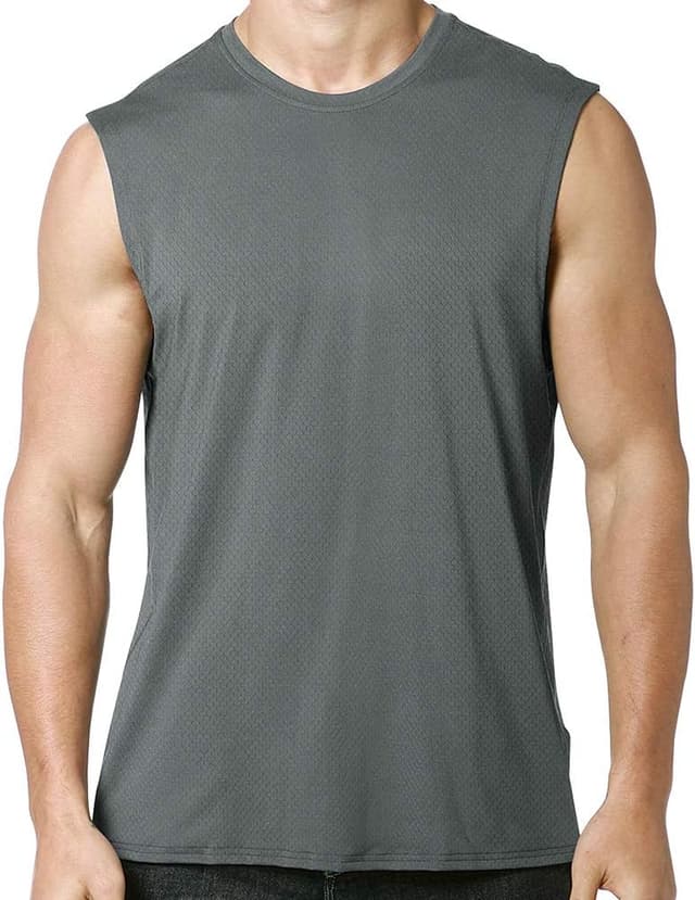 Detalle de MEETYOO canotte uomo senza maniche per palestra e corsa