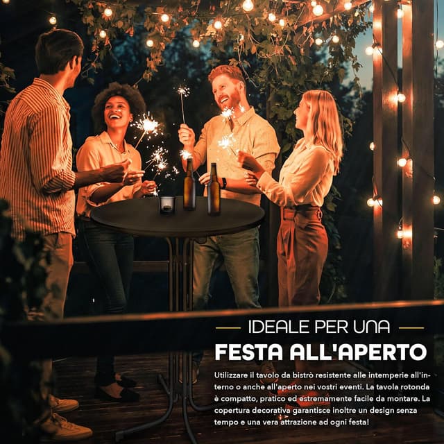 Thumbnail 6 de tillvex Tavolo alto pieghevole 70 cm 📐