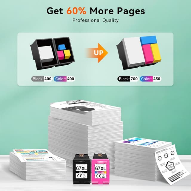 Detalle de 67XL Ink Combo Pack 700/450 Pages