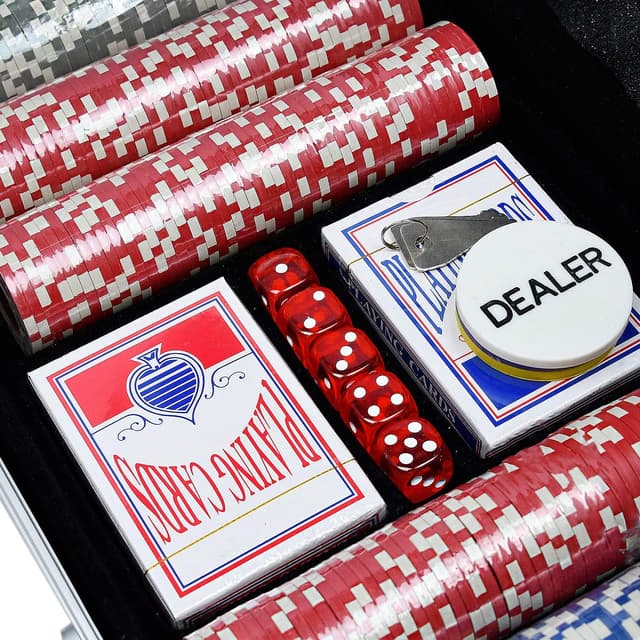 Detalle 2 de UISEBRT Pokerkoffer Set 500 Chips