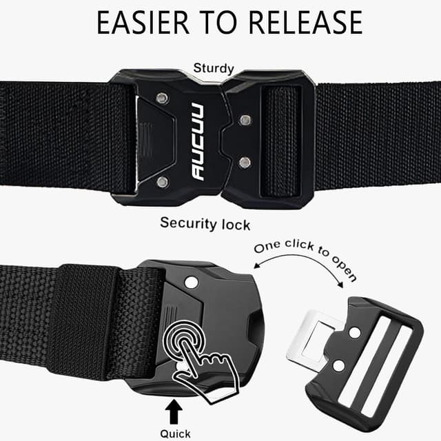 Thumbnail 3 de Aucuu cinturón táctico 3,8 cm