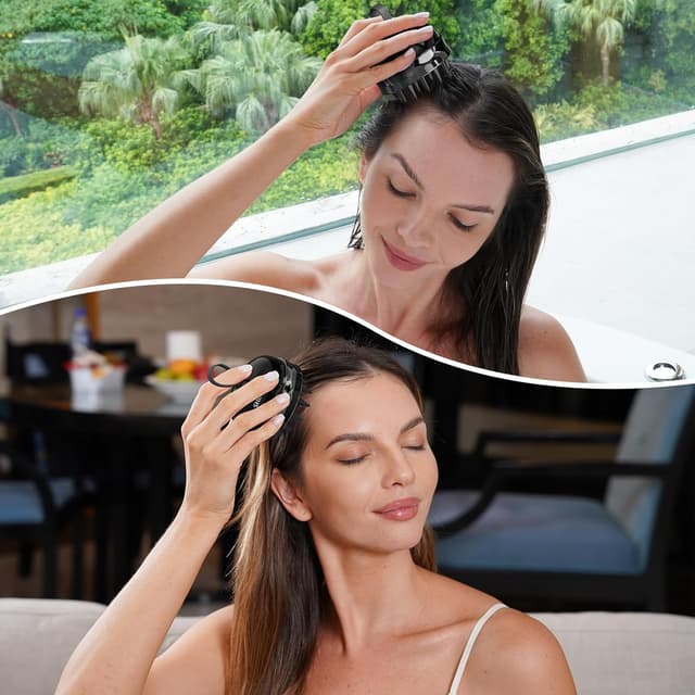 Thumbnail 5 de SHINLEA Spazzola massaggiante per cuoio capelluto in silicone