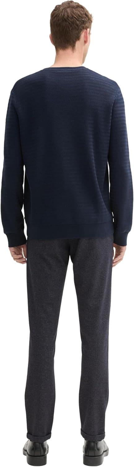 Detalle de TOM TAILOR Travis Slim chino uomo in tessuto piqué