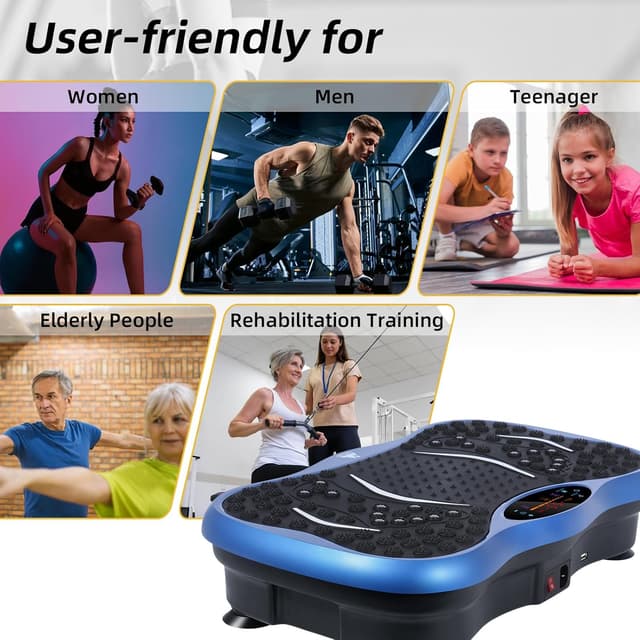 Thumbnail 5 de EVOLAND Vibration Plate Exercise Machine 99-speeds