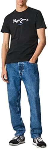 Detalle 2 de Pepe Jeans Pepe-jeans T-shirt regular fit de algodón sostenible con maxi logo