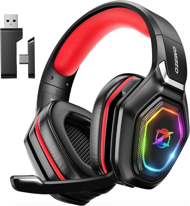 Thumbnail 6 de Ozeino 2.4GHz Wireless Gaming Headset 40‑Hr