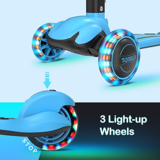 Thumbnail 4 de TONBUX Kids Scooter Adjustable 24.5–34 in