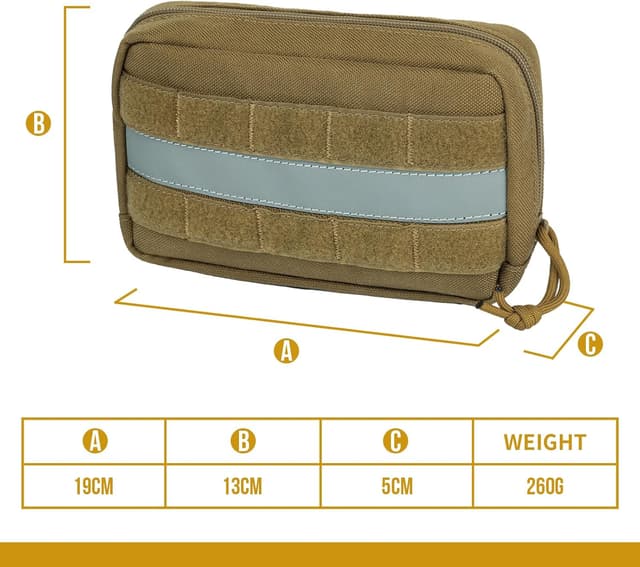 Detalle de OneTigris Lot de 2 sacs de nourriture pour chien (grand espace) avec bandes réfléchissantes