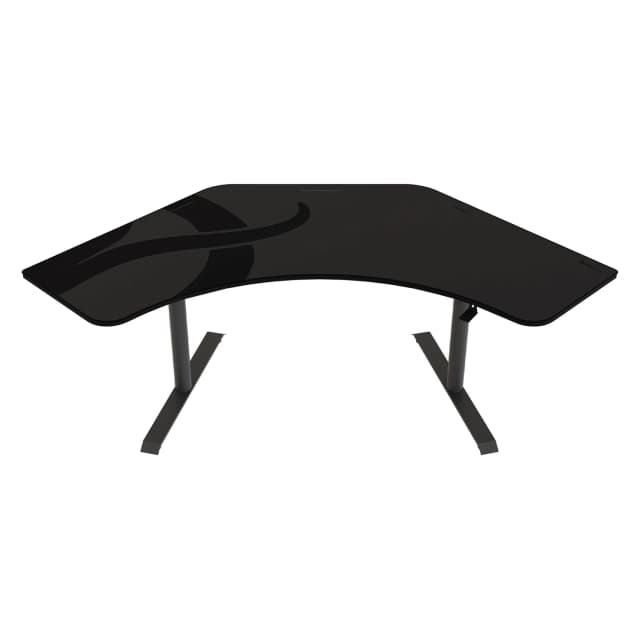 Detalle 2 de Arozzi Arena Angelo Deskpad Gun Metal: tapete-escritorio con gestión de cables para gaming y trabajo