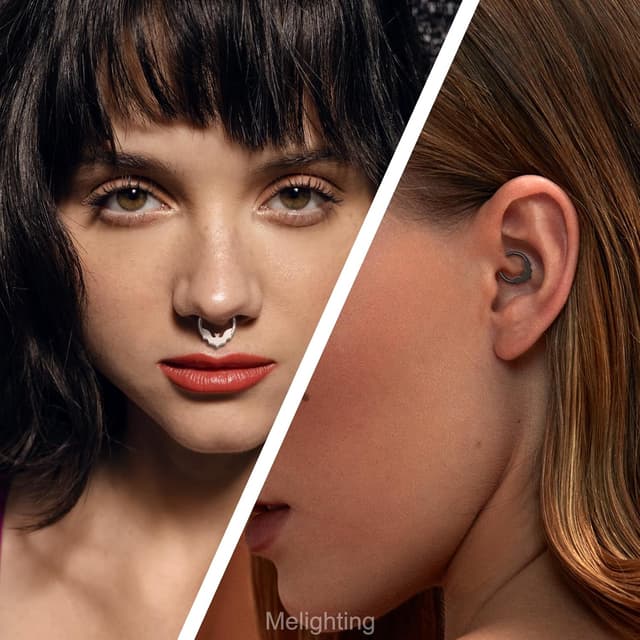 Thumbnail 4 de Melighting Orecchini cartilagine pipistrello 16G