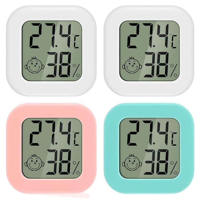 Thumbnail 6 de PAIRIER 4 Stück Luftfeuchtigkeitsmesser Thermometer