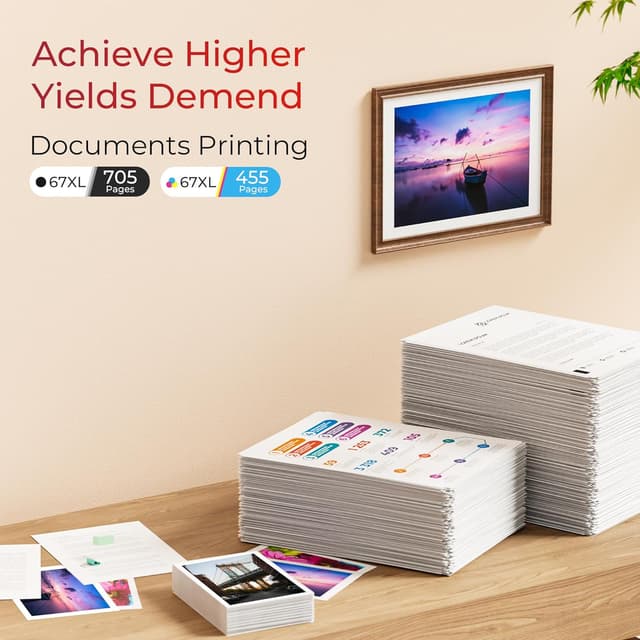 Thumbnail 3 de 67XL Ink Cartridges 2-Pack ๐จ