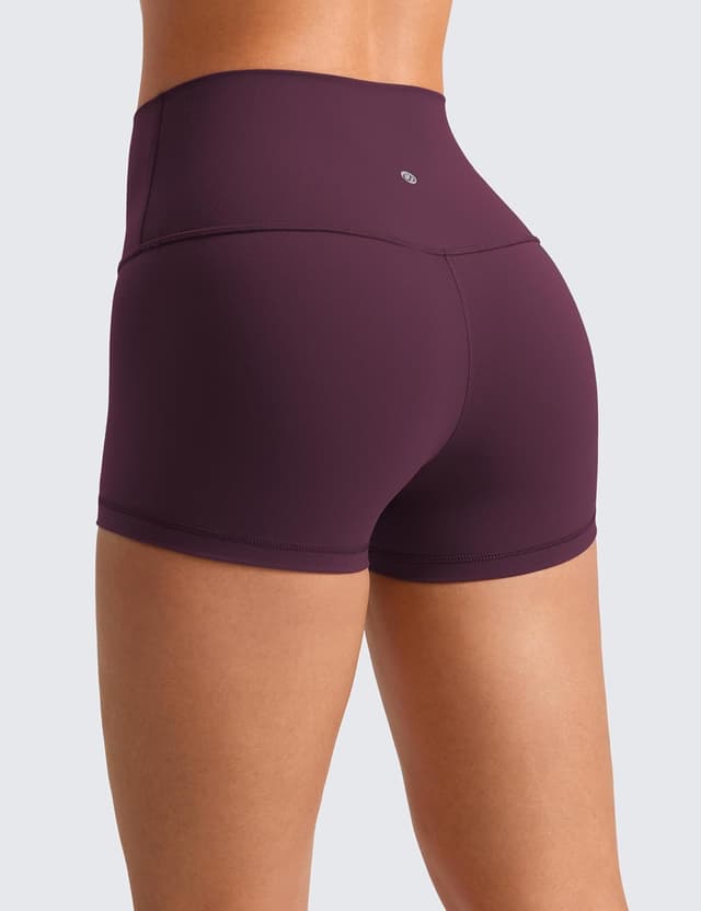 Detalle 2 de CRZ YOGA pantaloncini yoga donna Butterluxe (vita alta) per allenamento, running e lounge