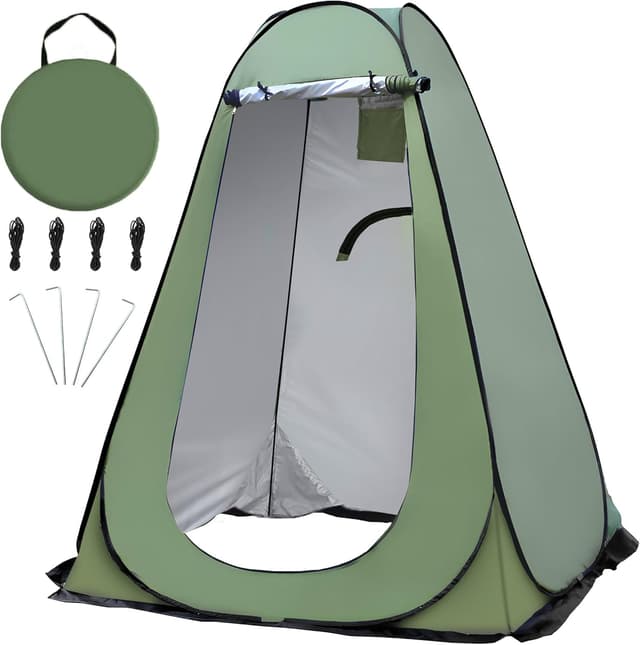 Imagen de OUUTMEE Pop-up Duschzelt 150×150×190 cm ⛺ en OfertitasTOP