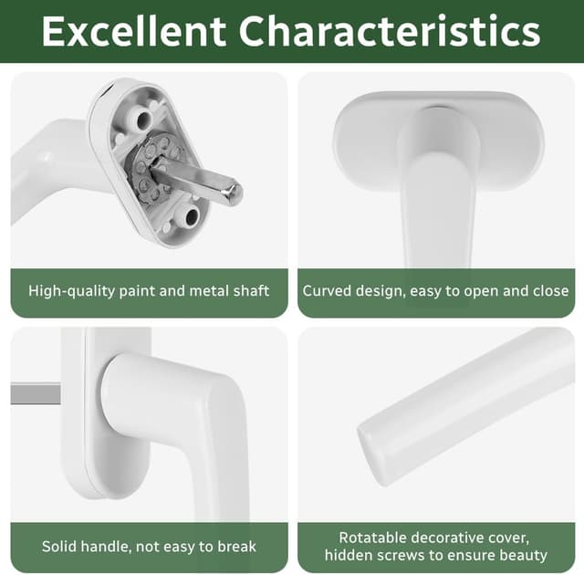 Detalle de Flintronic Poignée de fenêtre 2 pièces