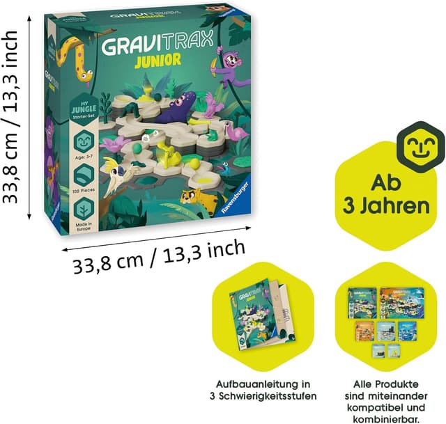 Thumbnail 5 de Ravensburger GraviTrax Junior Murmelbahn 3 Jahre 🎲