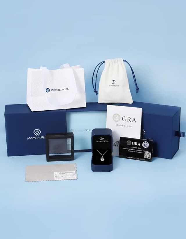 Thumbnail 6 de MomentWish Moissanite collier 2 carats