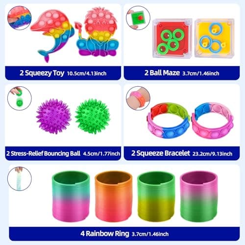 Detalle de Amy & Benton set de 76 piezas para relleno de piñatas infantiles