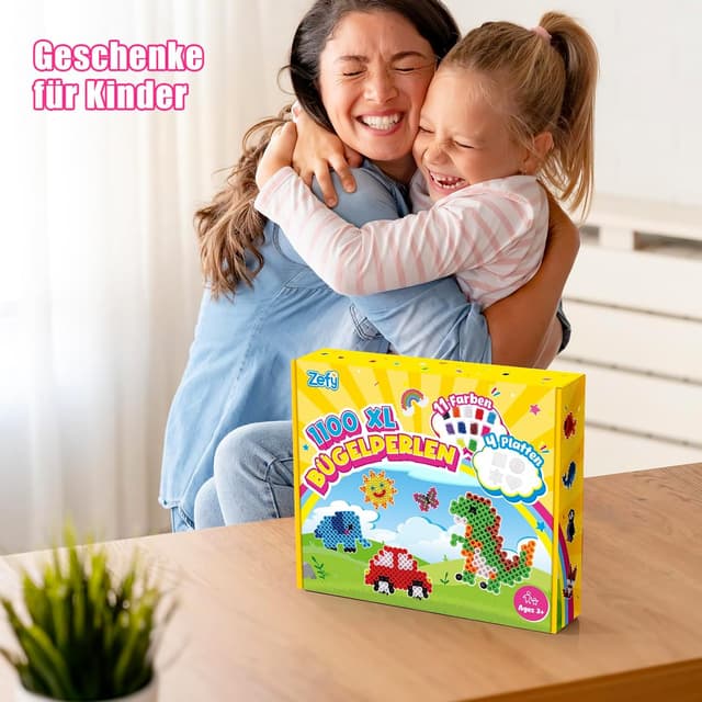 Thumbnail 6 de Zefy 10mm Bügelperlen 1100 Stück 🧩