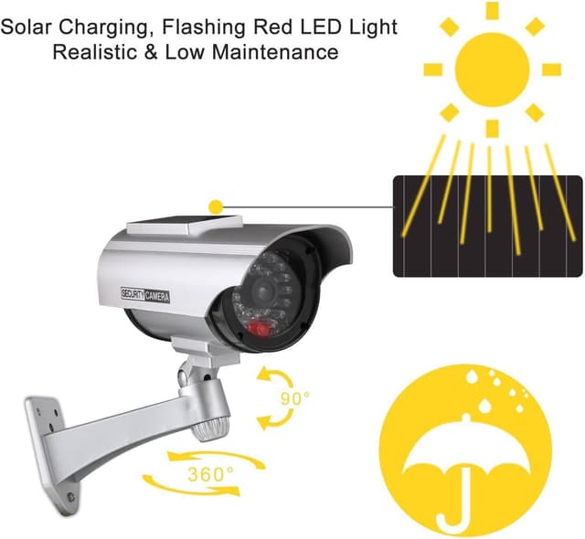 Thumbnail 4 de JUSTOP Dummy CCTV Camera Solar 1-year warranty