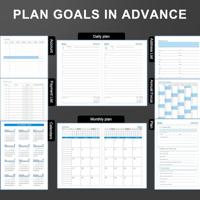 Detalle de Agenda Escolar 2026 A5 una página por día